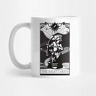 Sagittarius Zodiac Sign Illustration Mug